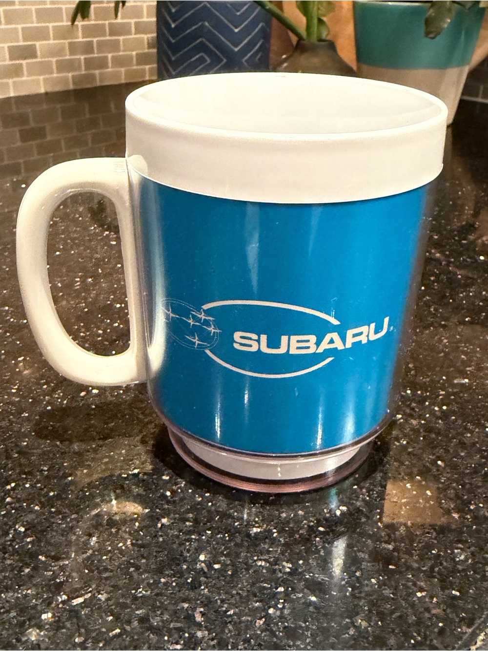 Vintage Subaru Plastic Mug - Thermo Serv USA